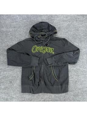 Campus Drive Exclusively Collegiate University of Oregon Hoodie Full Zip Large
